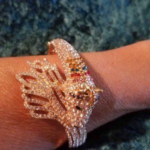 Crystal Sea Serpent Bangle